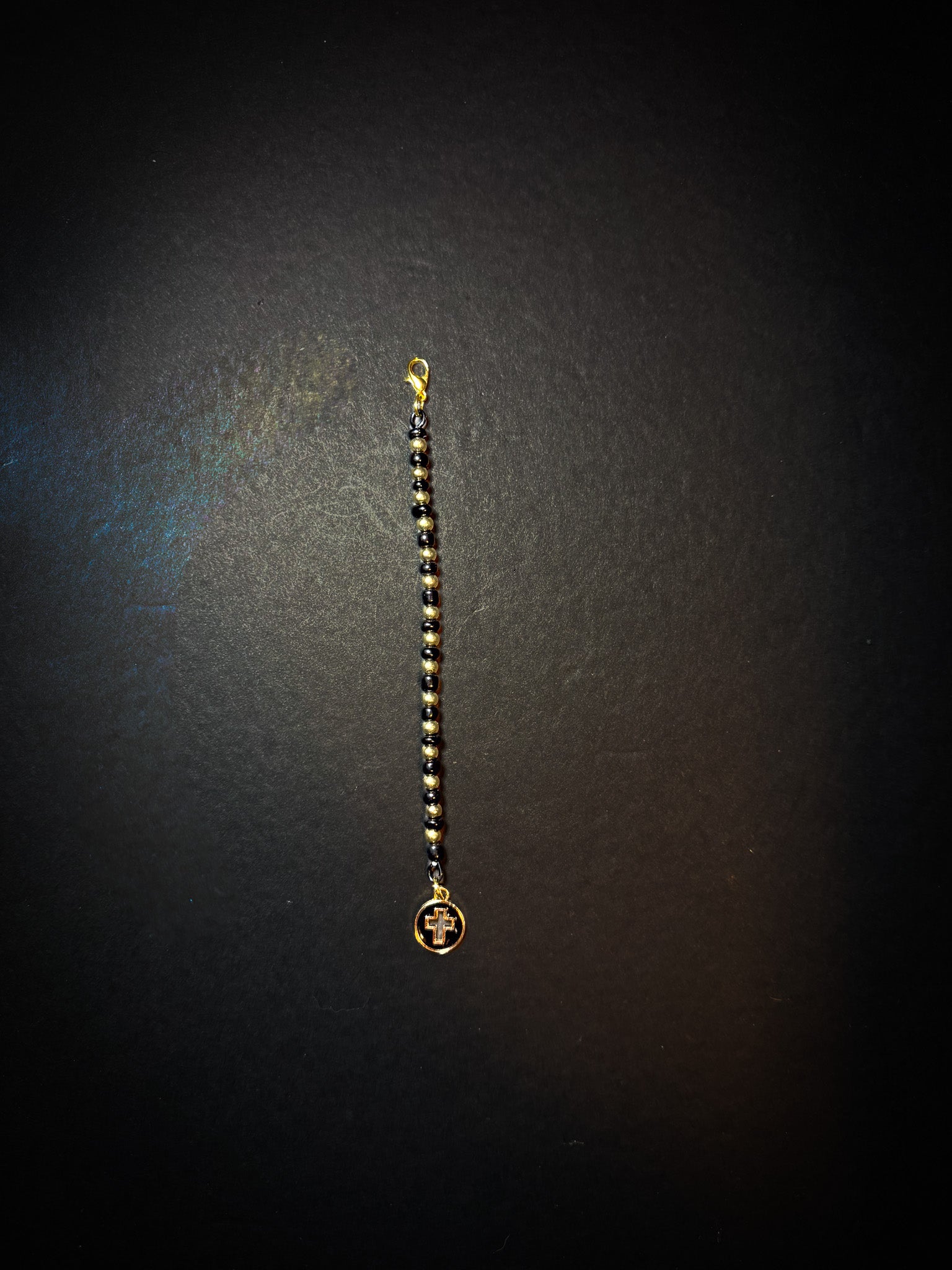 Black & Gold Cross